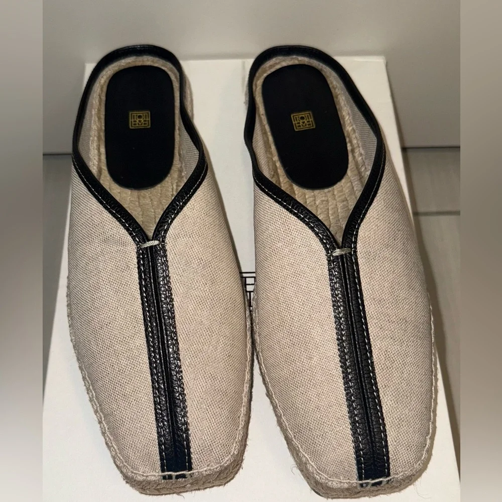 Toteme canvas leather